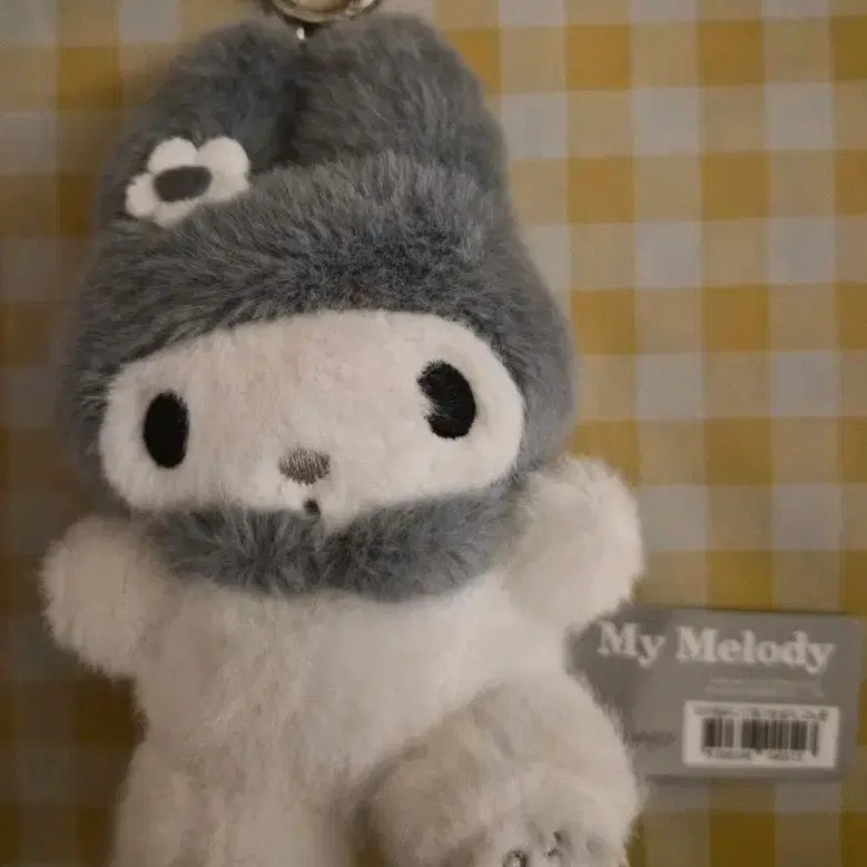 마이멜로디 인형 키링 그레이 13cm (새상품)