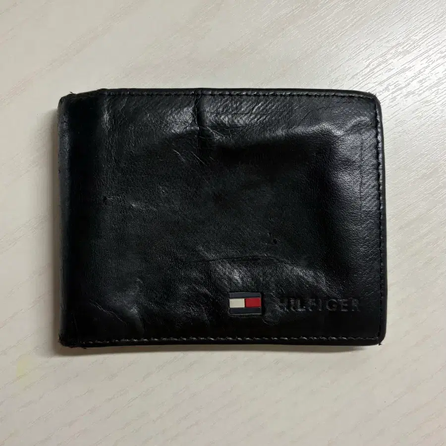 (타미힐피거) 남성 가죽 반지갑
