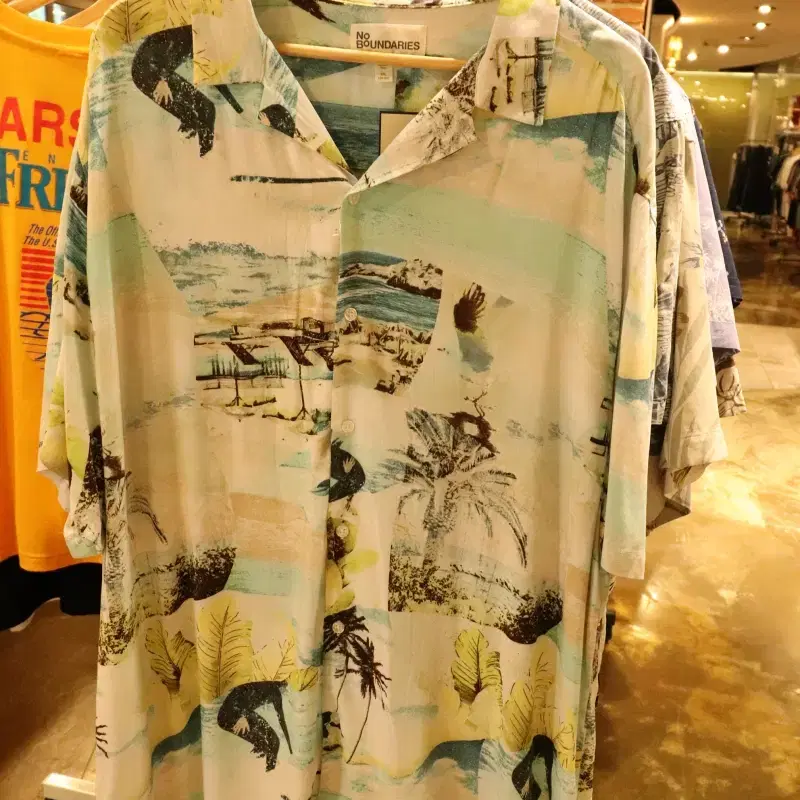 (2XL-4XL) 노바운더리스 반팔셔츠 남방 USA 박시-H35809