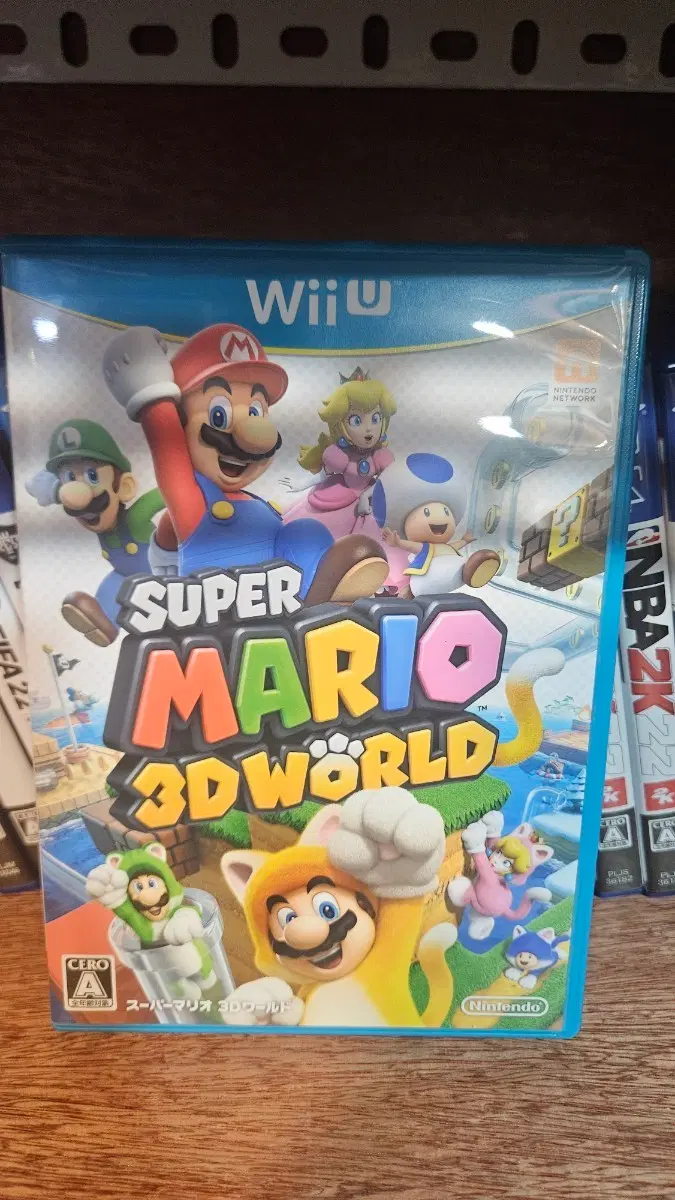 닌텐도 WiiU 슈퍼 마리오 3D 월드 게임 소프트 일판