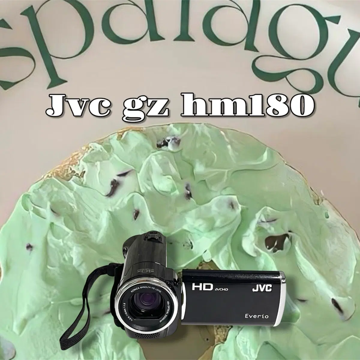 최우식 캠코더/ A급풀박 !!/ Jvc hm180 빈티지 캠코더 블랙