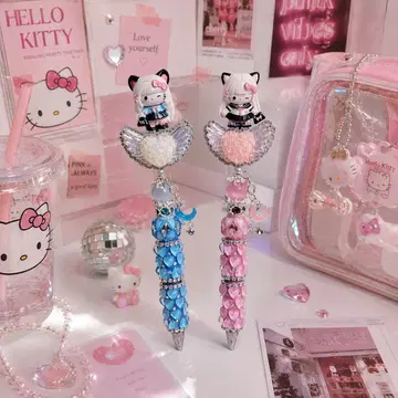수제키티피규어 볼꾸 볼펜꾸미기