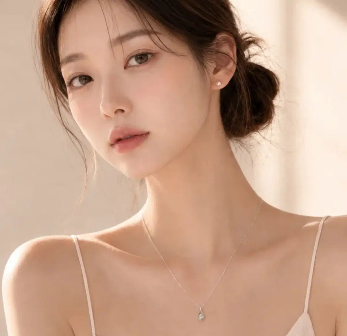 새거 크리스탈 실버 펜던트 목걸이 보석목걸이 진주목걸이 패션목걸이 은목걸이 실버목걸이 여리템