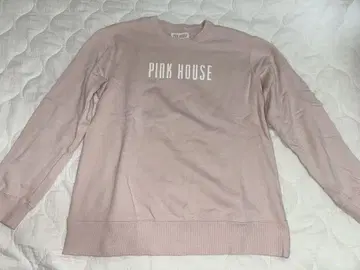 PINK HOUSE 로고 맨투맨 핑크