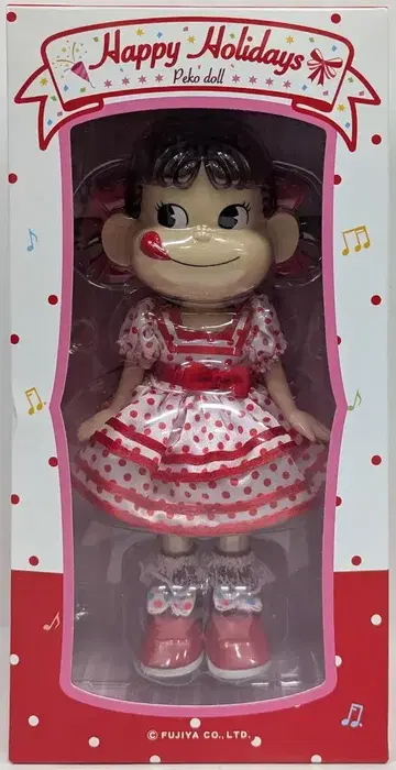 후지야 Peko doll Happy Holidays / 페코짱 인형