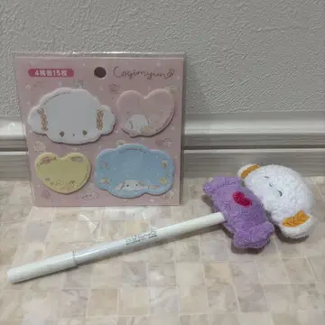 코기뮨 메모지 마스코트 포함 볼펜 세트