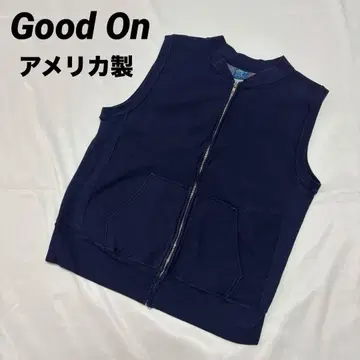 Good On 지퍼 베스트 USA제 네이비