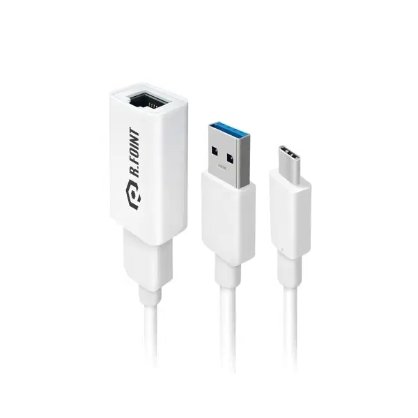 (새상품)알포인트 RF-UE30COMBO (유선랜카드/USB A or C/1000Mbps)
