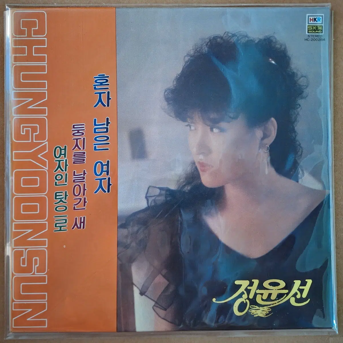 정윤선 - 혼자 남은 여자 / 둥지를 날아간 새 LP