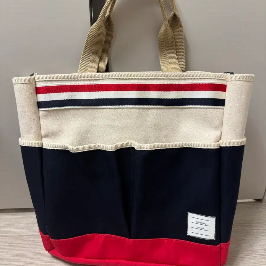 [정품] 톰브라운 3color 가든 토트 in cotton canvas