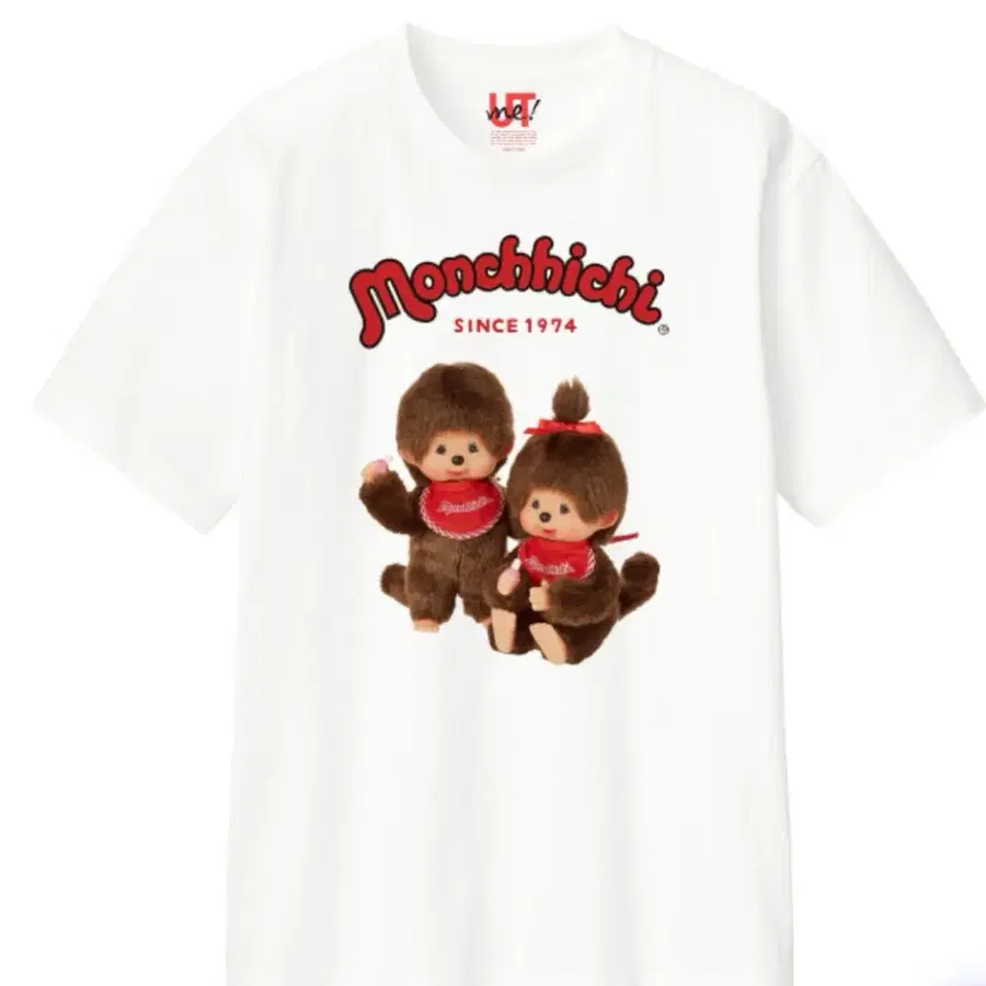 유니클로 UT 몬치치 Monchhichi 한정판 반팔 티셔츠 새상품 일본 구매