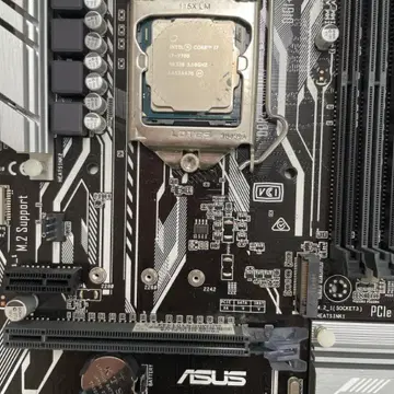 i7-7700+ASUS PRIME H270-PLUS 메인보드 +쿨러 | CPU/메인보드 | 번개