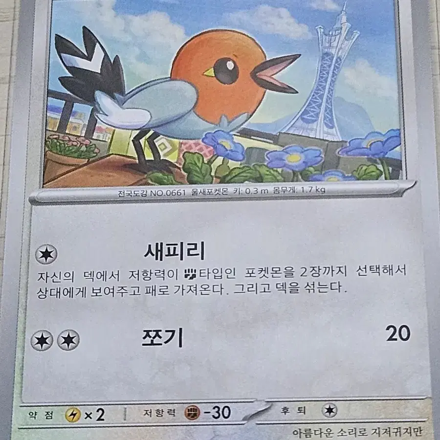 [최저가] 포켓몬카드 화살꼬빈 065/080 C