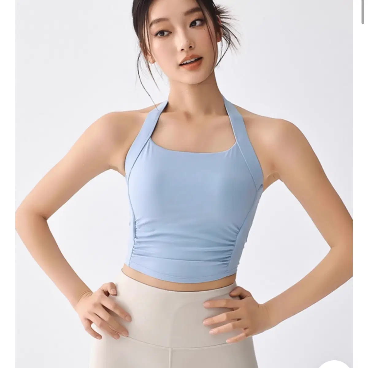 룩스웨어 트리치 홀터 셔링 브라탑 (블랙)