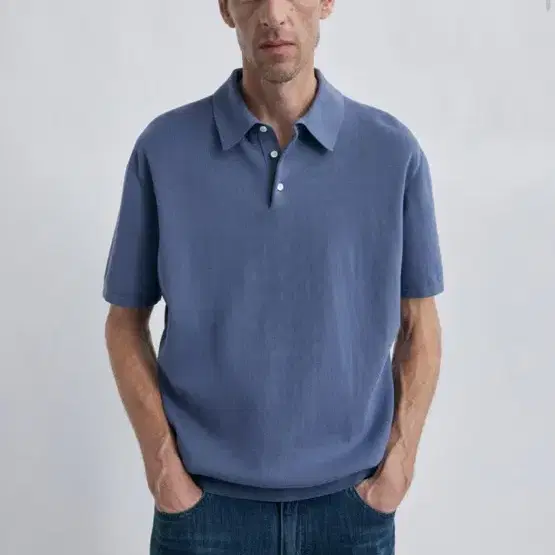 포터리 Short Sleeve Comfort Polo Knit