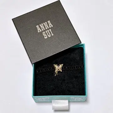 ANNA SUI 초커 나비 골드 박스 포함 미사용