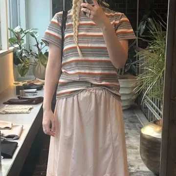 FUMIKA UCHIDA 보더 티셔츠