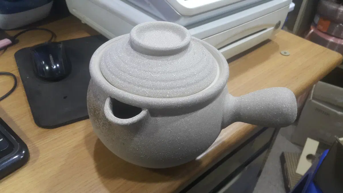 1970 미사용 일본 질그릇형 찻주전자