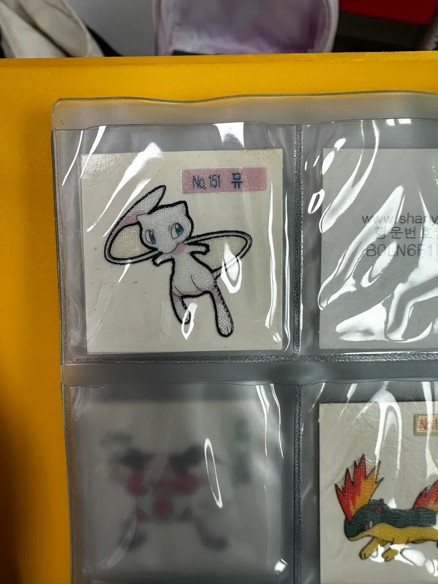 09년도 샤니 포켓몬스터 띠부띠부씰 뮤