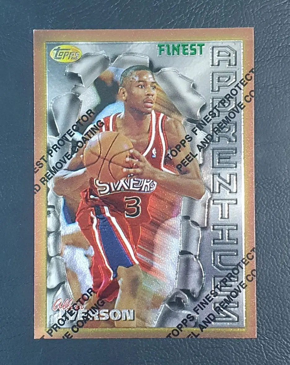 1996-97 파이니스트 루키카드 앨런 아이버슨 Topps Finest RC Allen Iverson nba