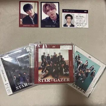 JO1 STARGAZER CD 3형태 세트 트레이딩 카드 포함