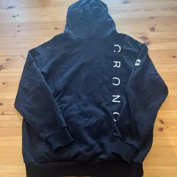 CRONOS 후드티 블랙 로고