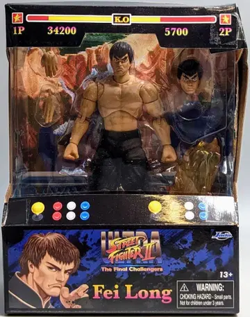 Jada toys 액션 피규어 울트라 스트리트 파이터 II 페이롱