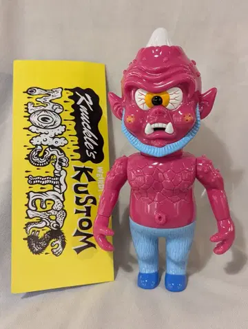 HEAD LOCK STUDIO KNUCKLE'S KUSTOM MONSTERS Psycho Eye 핑크색x스카이블루 성형