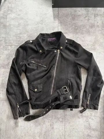 레어 보라색 택 TRIPP NYC 자켓 블랙 펑크