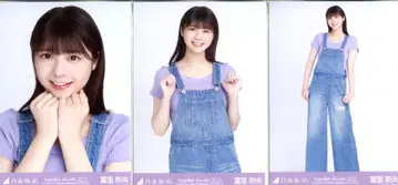 노기자카46 회장 한정 랜덤 브로마이드 토미사토 리나 한여름 전국 투어 2023 보라색 코디 도쿄 컴프