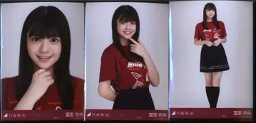 노기자카46 회장 한정 랜덤 브로마이드 토미사토 리나 한여름 전국 투어 2022 T셔츠 아이치ver. 컴프