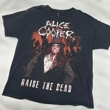 13ss [ XL ] 헤인즈 ALICE COOPER/앨리스 쿠퍼 티셔츠