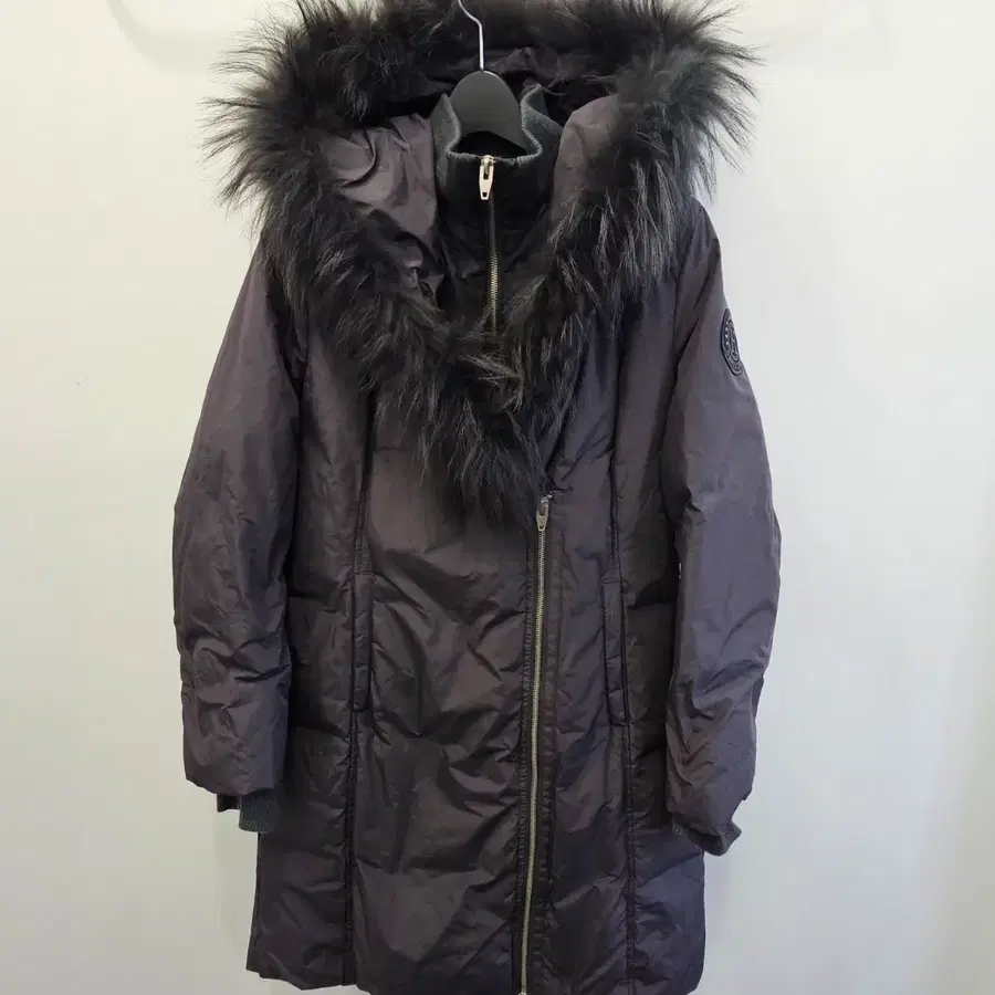 HERA DRESS CODE 폭스퍼(라쿤퍼) 구스다운 롱패딩 S