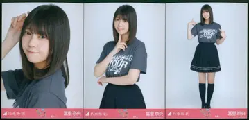 노기자카46 회장 한정 브로마이드 토미사토 리나 한여름 전국 투어 2025 티셔츠 후쿠오카 ver. 컴프