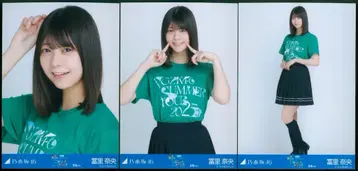 노기자카46 회장 한정판 브로마이드 토미사토 리나 한여름 전국 투어 2025 티셔츠 미야기 ver. 컴프