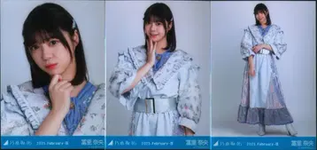 노기자카46 회장 한정판 브로마이드 토미사토 리나 2025.February-III 홍백2024 의상 컴프