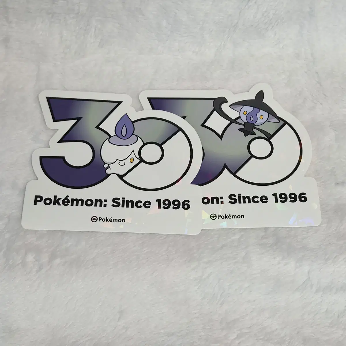 포켓몬 30주년 기념 로고 스티커 불켜미, 램프라 판매합니다!