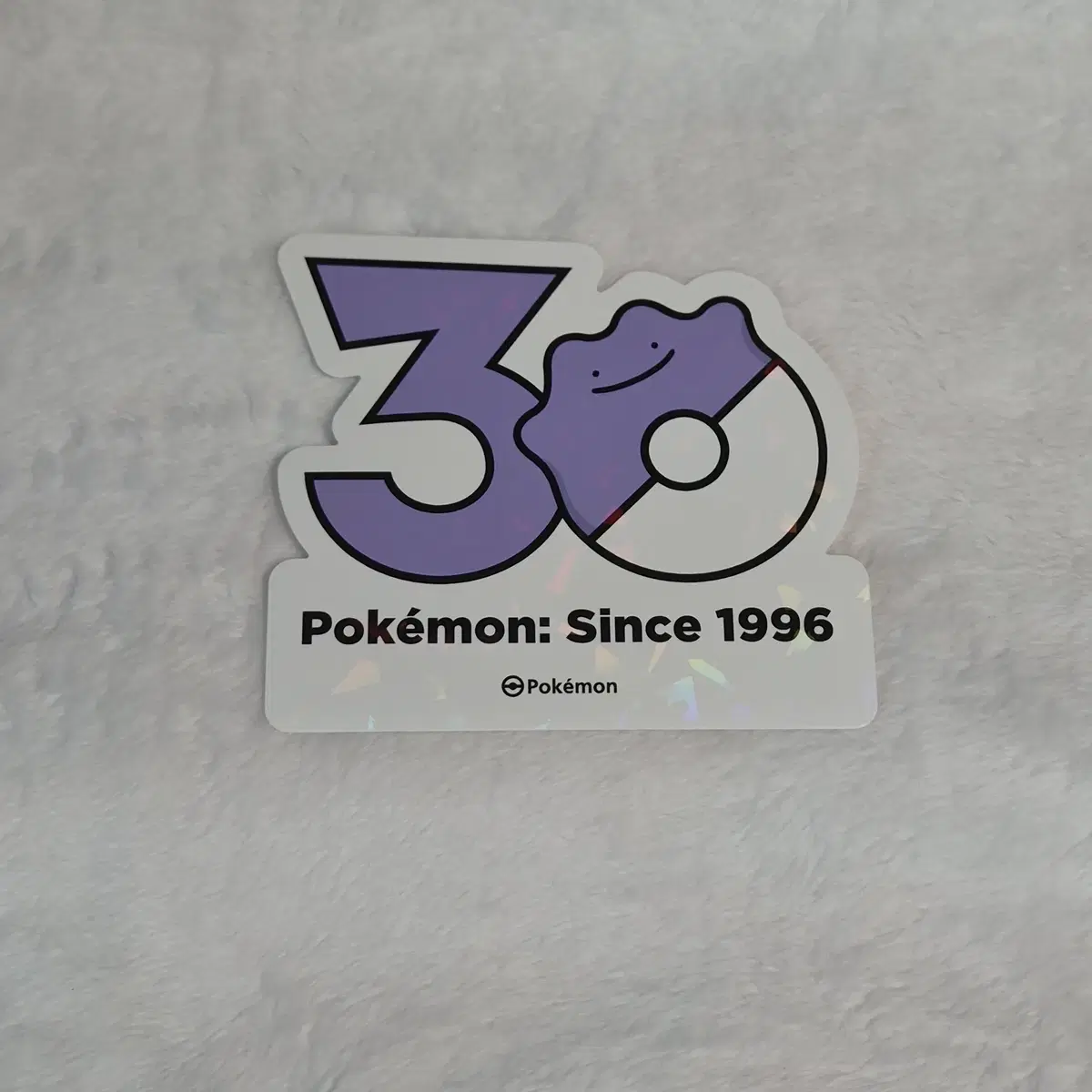 포켓몬 30주년 기념 로고 스티커 메타몽 판매합니다!