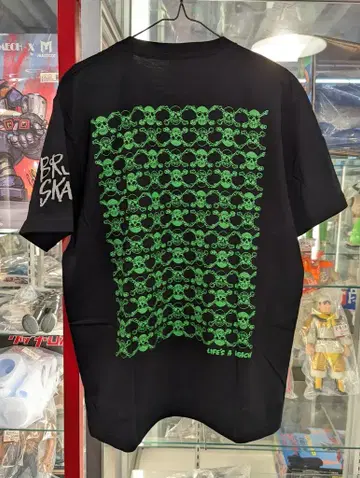 HS BRUTAL SKATES 해골 티셔츠 블랙 L 사이즈