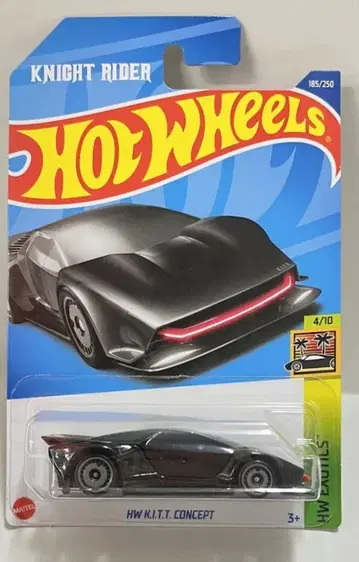 MATTEL HOTWHEELS HW EXOTICS 4/10 HCR98 HW K.I.T.T. CONCEPT 185/250