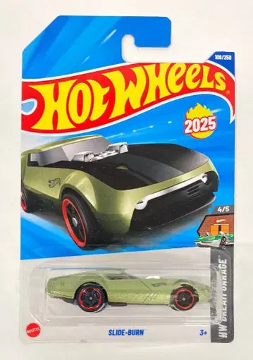 MATTEL HOTWHEELS HW DREAM GARAGE 4/5 HYW84 SLIDE-BURN/그린 108/250
