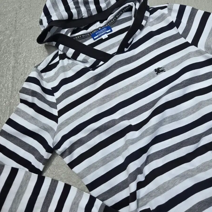 Burberry 버버리 블루라벨 스트라이프 후드 원피스