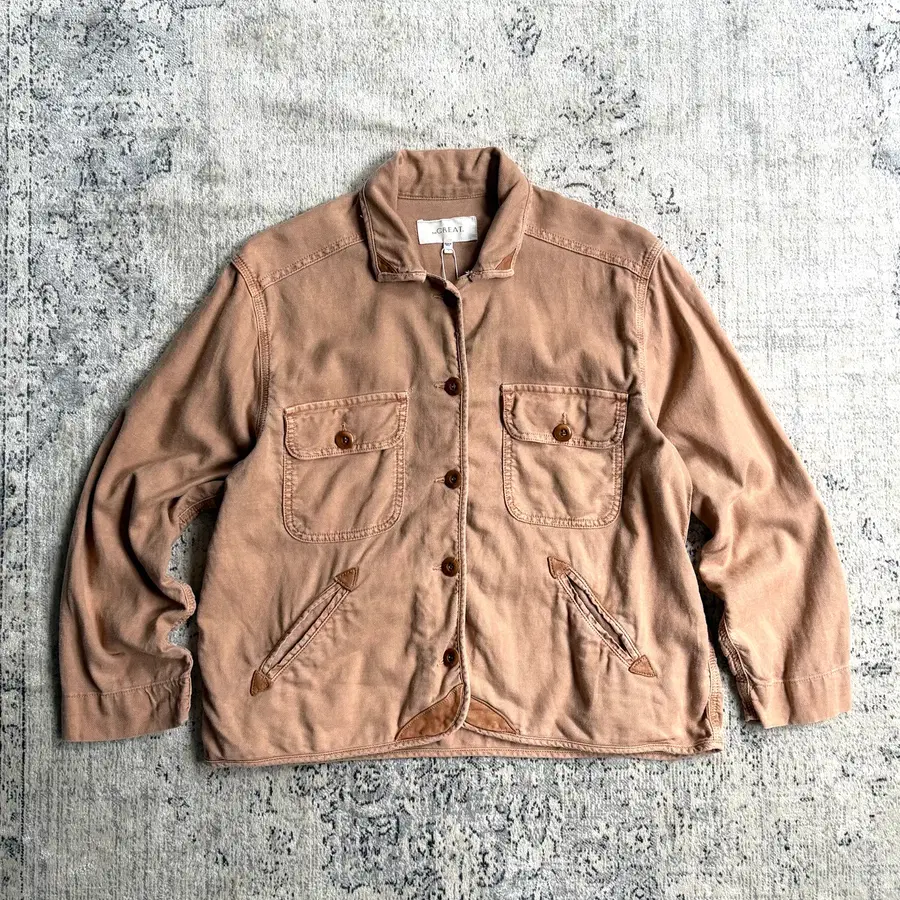더 그레잇 18S/S 리넨 랜치 웨어 자켓