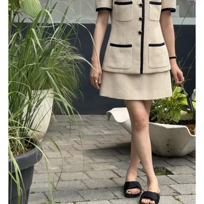 아뜰리에드쎄모먼 셰리 재킷 36새상품