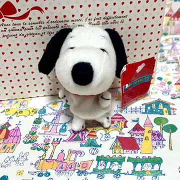 헤이세이 레트로 피넛 스누피 핑거 퍼펫 끈 포함 마스코트