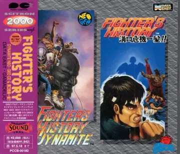 게임 CD 스티커 포함) FIGHTER'S HISTORY DYNAMITE 네오지오 CD & 미조구치 위기일발!!
