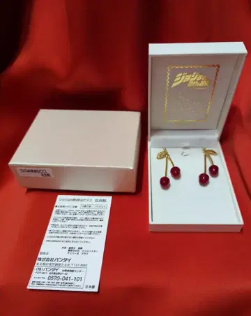 죠죠의 기묘한 모험 반다이 제조 죠죠의 기묘한 귀걸이 카쿄인 체리 귀걸이
