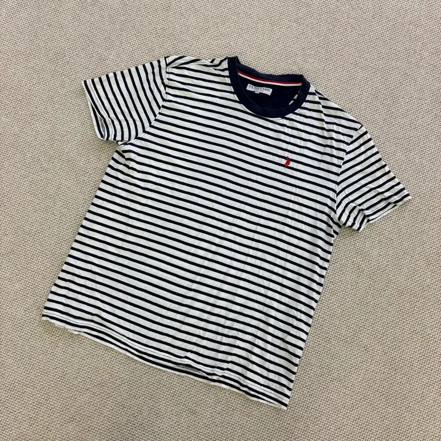 XL US폴로 스트라이프 반팔 티 0727D1