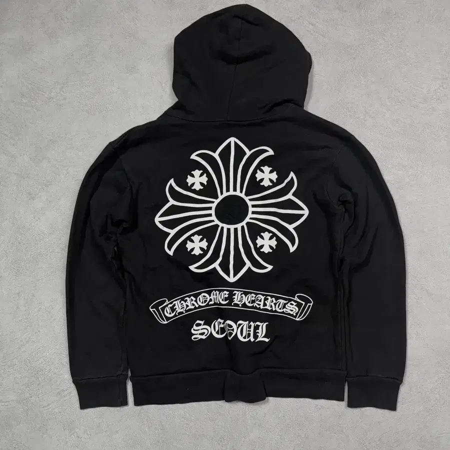 Chrome Hearts Seoul Cross Zip Hoodie