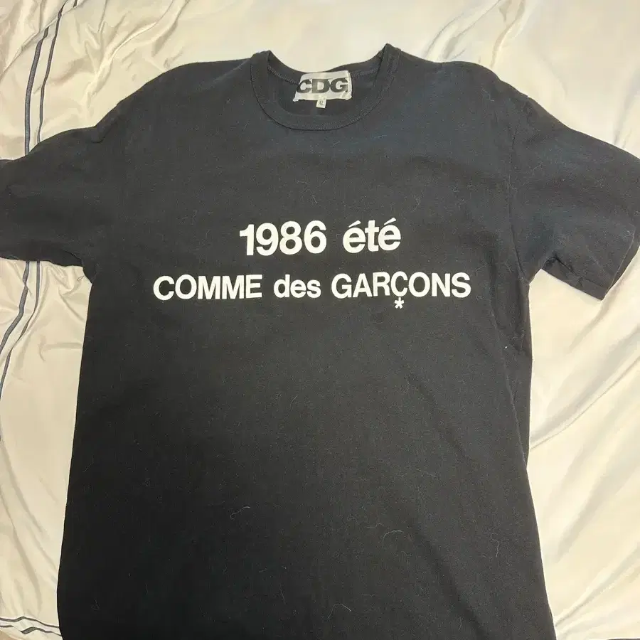 꼼데가르송 CDG 1986 ete 반팔 티셔츠 블랙